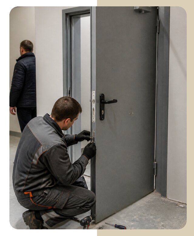 Ремонт противопожарной двери в Касимах по цене 7068 р. | ДвериЛегко-Ксм
