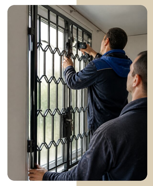 Установка распашных решеток в Касимах цена от 7068 р. | ДвериЛегко-Ксм